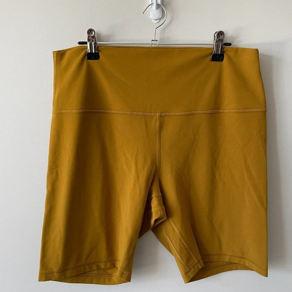 Lululemon 2021 Align Short High Rise Stretch Fitted Gold Spice 14 - Picture 2 of 5